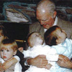 The Great Grandbabies with Great Gramp. 