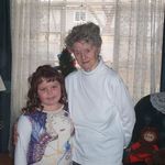 Grandma And Savannah Christmas 2004