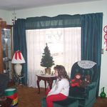 Savannah Chatting with her Great Grandma Christmas 2004