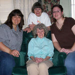 Helen, daughter Marie, granddaughter Lori, and Great Granddaughter Angie - 2008