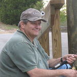 Ron, me & Emily fishing while visiting him in Crystal River, Progress Energy Job Site.