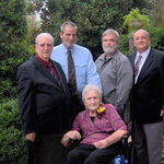 Pappaw, Alan, Gary and Steve..the Boys to men..with Mammaw.