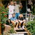 Daniel Greg Cliff and Kevin Connelly on porch at Cardiff Newport Ave.