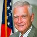  In this Aug. 12, 1996 file photo, former Oregon Sen. Mark Hatfield poses for a photo in his Portland, Ore., office.