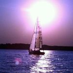 A sailboat on Grand Lake Oklahoma. Thanks for the memories, Aunt Nita. Now you are FREE!