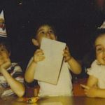 Nelsie's 4th Birthday Party Celebration at ShowBiz Pizza.  April 1985