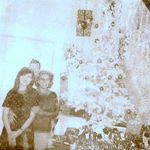Christmas tree by Staircase on Summit - approx 1968