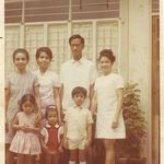 Manila apartment with Nanay Edes, Auntie Virginia, Papa, Mama, Tonini and Gigi