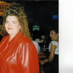 Susan and I all dressed up at the Christmas party