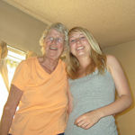 Mom & Katie, grandaughter (Chris's daughter