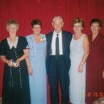 Ellie, Margie, Dad, Mary and Cecilia