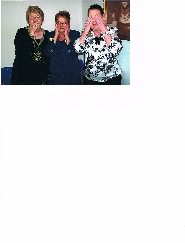 Judy, Sue, and Mo at Eastern St...