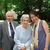 Katy & Milt with Miho Sasaki, at fancy fried chicken restaurant on North College Ave., 2009