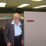 Uncle Ed and known as Scotty at the Lakefront Lines office, when nephew Graham visited in 2004