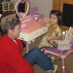 Grandma and Paloma -- Christmas 2010