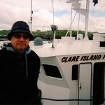 Dad - Enjoying Claire Island in 2007 with population of 400. Favorite activity was to travel.
