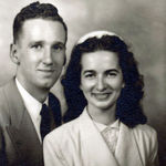 Don and Ruby's wedding photo.