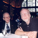 Dad and JIm at the Baker Street Train Station, June 2011