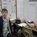 Danny's 7th Grade Science Fair Project on Best Airplane Wing Design - Prince of Peace Lutheran School, Cedar Crest, NM
