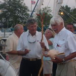 Hank & George on the dock 2011