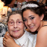 Juanita at Jacquelyn's quinceanera, May 14, 2011