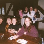 Feb 1998 @ my baby shower - Nana, Aunt Sonia, Emily, Amanda, Sonia & Priscilla