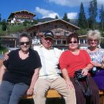 Kitzbuhel trip (Austria) with Onkel Mom, Onkel Schorschi (her brother), Sonia (me) Tante Renate (her sister-in-law). We had a wonderful trip, she enjoyed it so much.