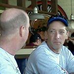 Rob and I at lunch