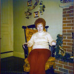 Cookie in her rocking chair at her home in Maryland