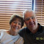 Frannie and Vernon on 2-10-2009 at Friday's for John's birthday.
