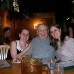 Grandpa with Melanie and Robyn