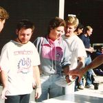 1989, UTS Engineering Olympics, Rohan & Steve contemplating the Iron Man event. We went in every event, Roh won the Iron Man.