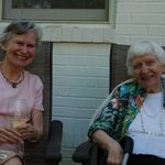 Joan and Grams on Mother's Day, 2009