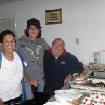 with wife, Bertha and son, Cesar.