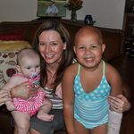 Marlie, Sloane, Agata (and Teig), Pool party at April's 2011