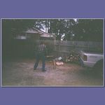 Doug and Al Knowlton splitting wood