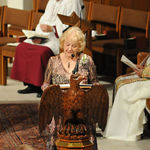 Mary doing a reading at our wedding 11-13-2010