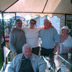 Michael, Carol, Earl and Susan with brother Edgar Philpott foreground. Taken Sep 17, 2011 in Barrie, ON on Earl & Carol's yearly golf day visit, which Earl won!