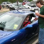 Another 'trainee' at the dragstrip!