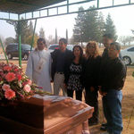 Sons & Daughters at grave site.