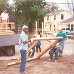 Willis Working with the Habibitat for Humanity