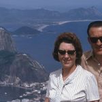 Florence & Jim at Corcovado - over Rio de Janeiro