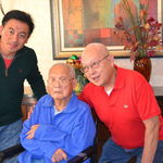 Papa Anie w/ Lester n Kuya Rizal