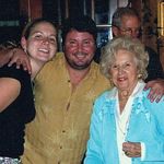 Sophia with grandson Erik and granddaughter-in-law Morgan