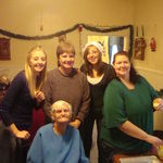 Mom, Darlene, Jeannette, Courtney and Lauren.  Christmas 2010