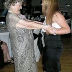Olivia and Gran at Ashley's wedding
