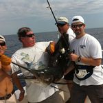 Dan doing what he ALWAY'S did best... Helping others catch their first sailfish!