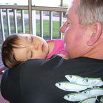 Papa Dan with his beloved granddaughter.