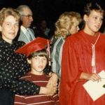 Mom, Adam and Leigh at her graduation from Holly High.