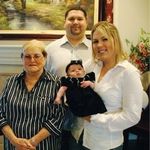 MeMaw, David, Angela and Madison Grace